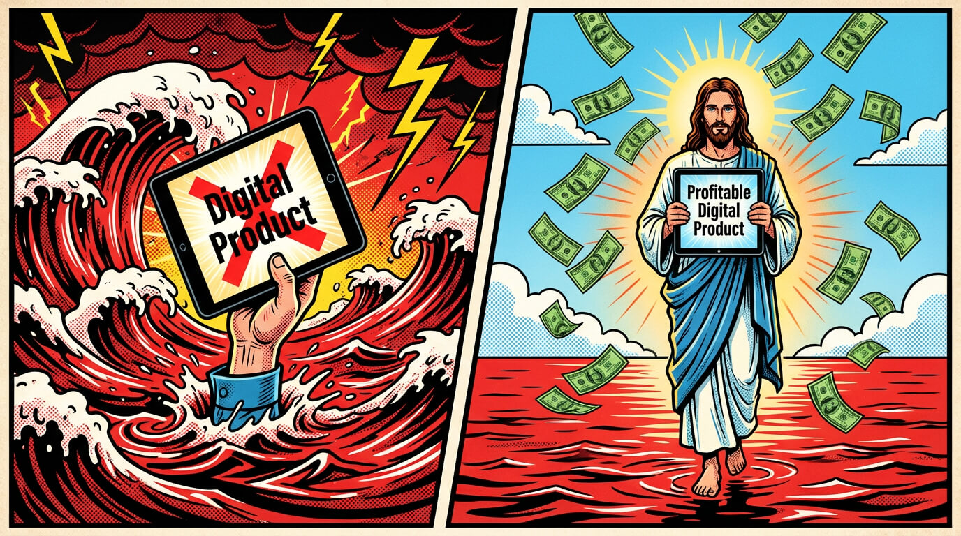 5 ways sell digital products saturated niches v1